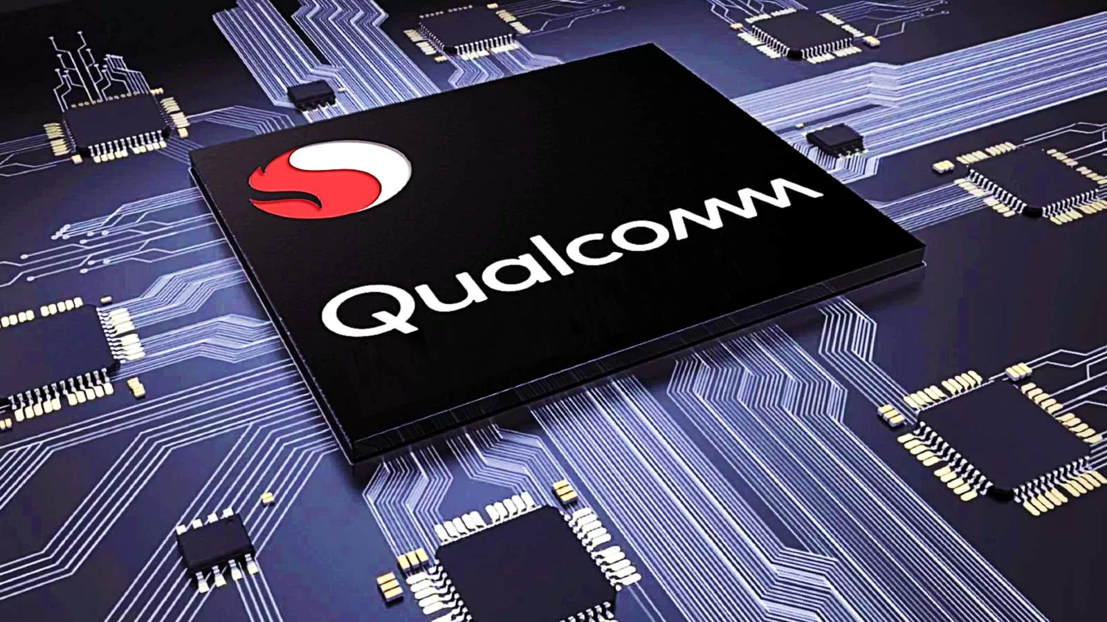 Qualcomm logo symbolizing the company's leadership in AI technology across various devices, from smartphones to IoT, and its attractiveness as an investment opportunity.